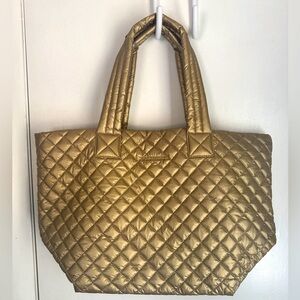 MZ Wallace Medium Metro Tote Gold